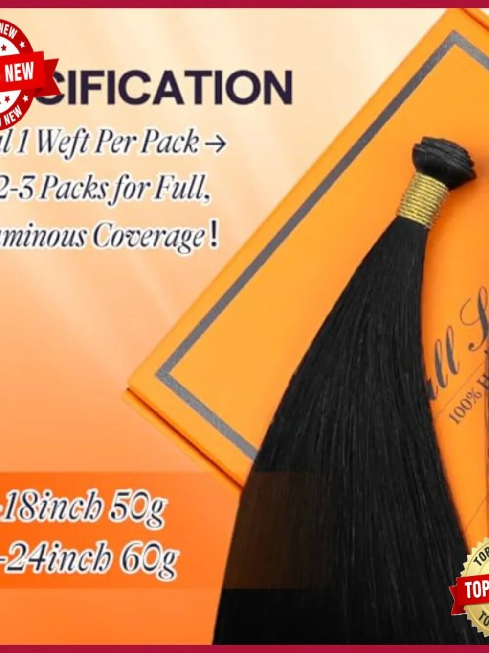 20 Inch Remy Human Hair Extensions Straight Sew In Weft 60G
